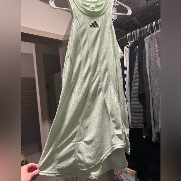 Adidas Tennis Dress - Airchill Pro Dress Semi Green - Picture 3 of 4